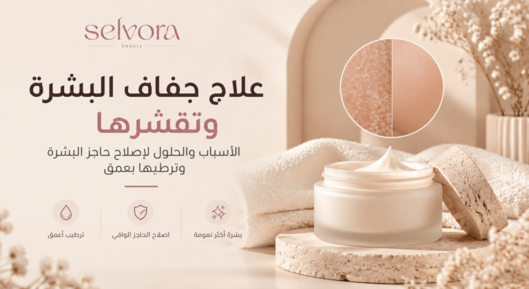 علاج جفاف البشرة وتقشرها